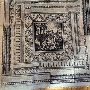 Timney Fowler Intricate Black and White Tapestry scarf